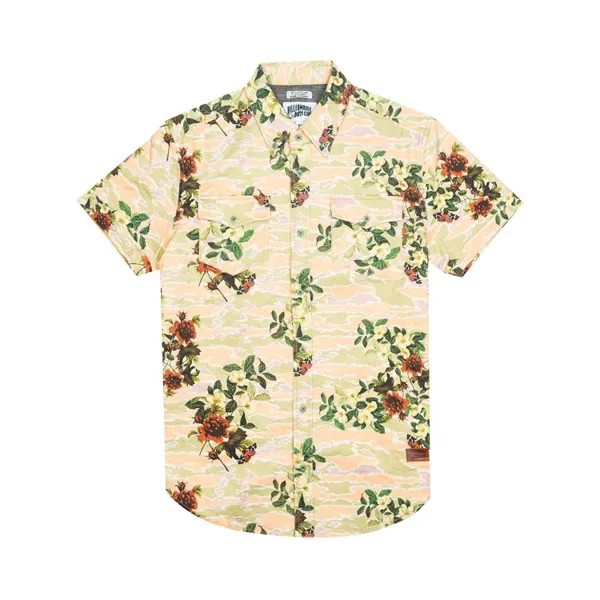 Рубашка Billionaire Boys Club Garden Woven Shirt 'Eggnog', белый