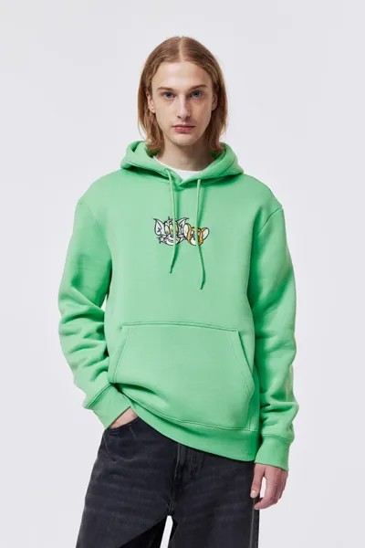 Толстовка regular fit с капюшоном H&M, зеленый
