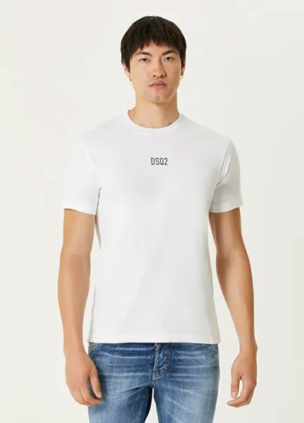 Футболка с логотипом Dsquared2, белый