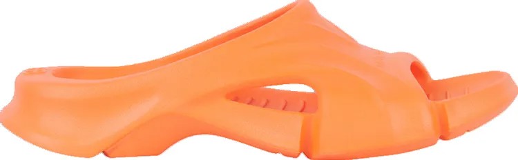 Сандалии Balenciaga Mold Slide Sandal Fluo Orange, оранжевый