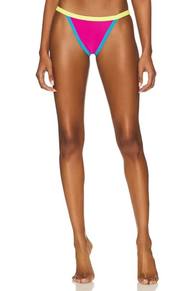 Низ бикини BEACH RIOT Becca Bikini Bottom, цвет Retro Brights Colorblock