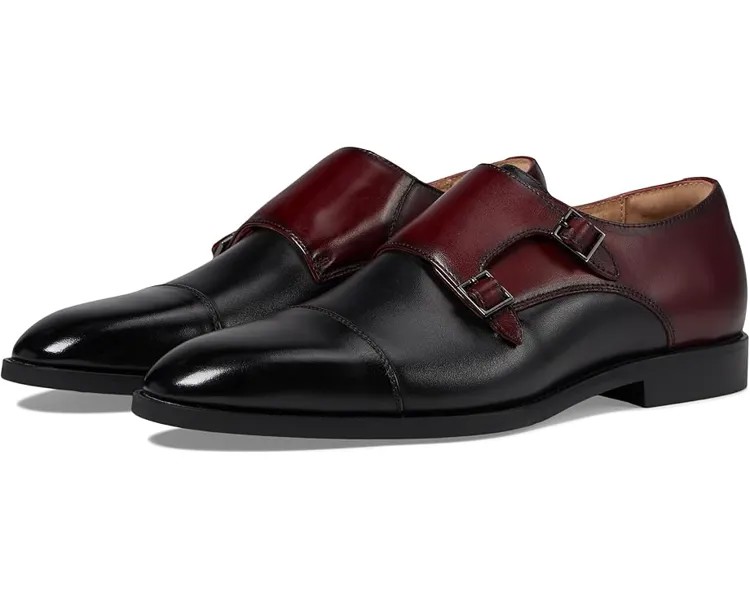 Оксфорды Stacy Adams Raythorne Cap Toe Double Monk, черный мульти