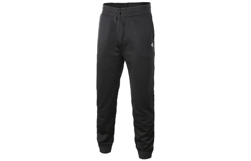 Мужские вязаные спортивные штаны Converse, цвет Black