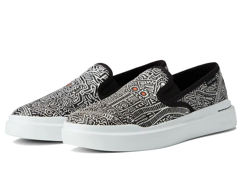 Кроссовки Cole Haan, CH X Keith Haring Grandpro Rally Slip-On