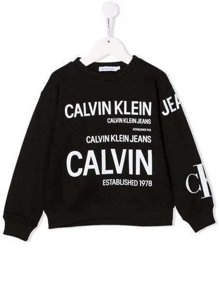Calvin Klein Kids толстовка с логотипом