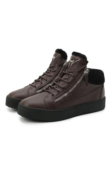 Кожаные кеды Cole Giuseppe Zanotti Design