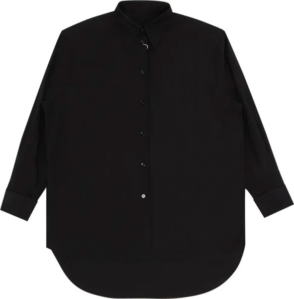 Рубашка MM6 Maison Margiela Button Down Shirt 'Black', черный