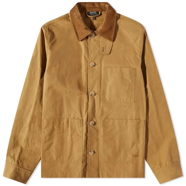 A.P.C. Куртка Gabriel из вощеного хлопка