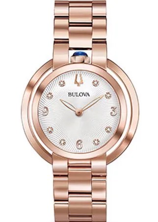 Японские наручные  женские часы Bulova 97P130. Коллекция Rubaiyat