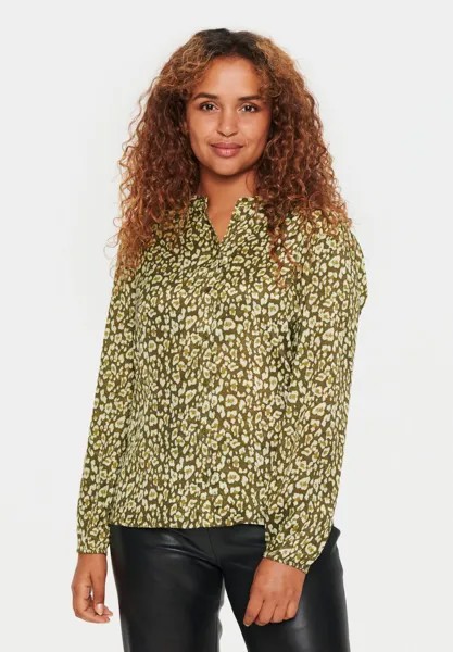 Рубашка Saint Tropez ALETASZ, цвет army green reg leo