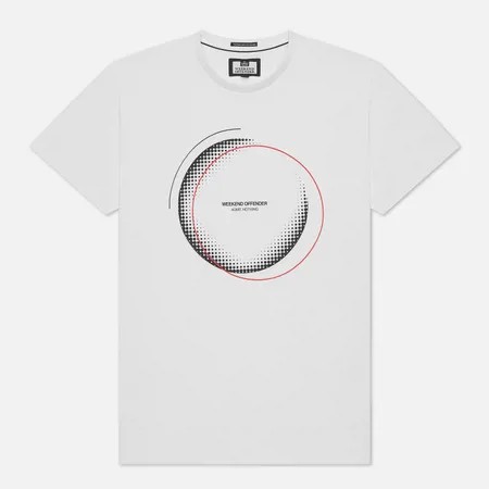 Мужская футболка Weekend Offender Disorder Printed, цвет белый, размер XS