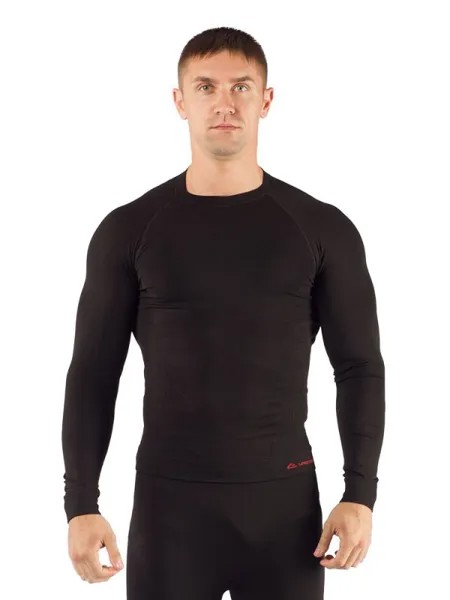 Лонгслив мужской Lasting Apol черный XXL-XXXL