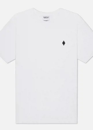 Мужская футболка Marcelo Burlon Cross Basic Neck, цвет белый, размер M