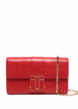TOM FORD сумка на плечо с тиснением под крокодила