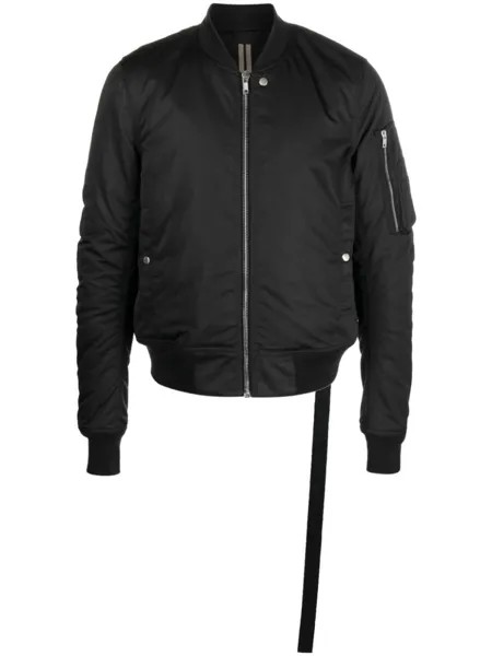 Rick Owens DRKSHDW бомбер на молнии с заклепками, черный