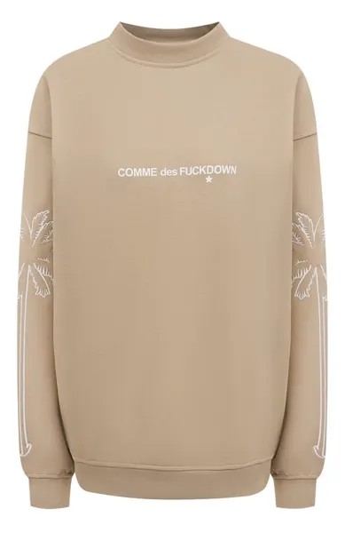 Хлопковый свитшот Comme des Fuckdown