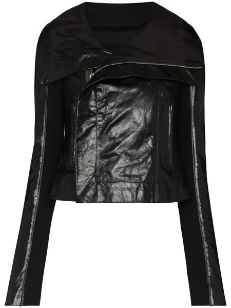Rick Owens куртка с воротником-воронкой
