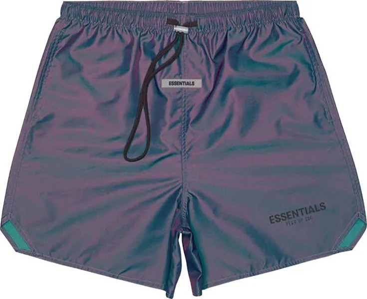 Шорты Fear of God Essentials Iridescent Nylon Running Shorts 'Multicolor', разноцветный