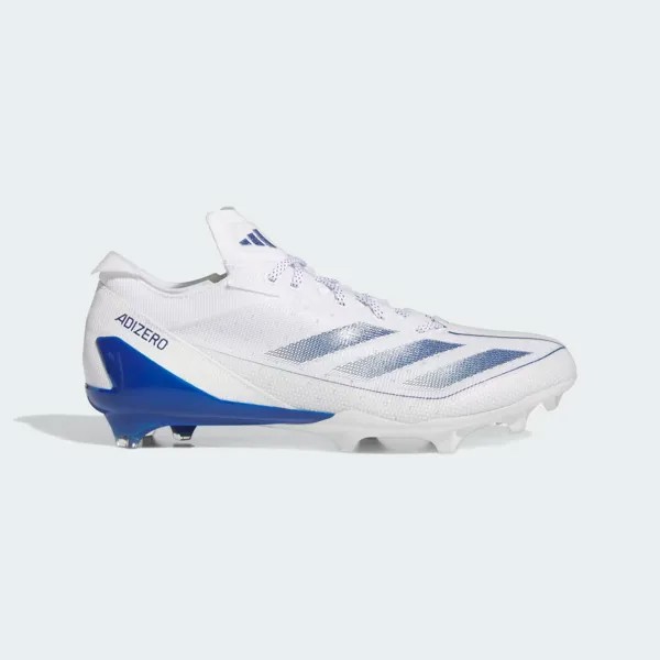 Electric Футбольные бутсы Adizero Adidas, цвет Cloud White/Royal Blue/Cloud White