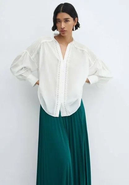 Блузка-рубашка MIRIAM-A Mango, цвет blanc