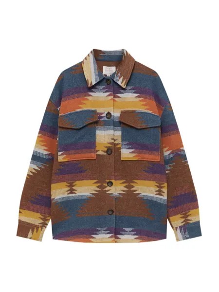 Межсезонная куртка Pull&Bear, коричневый
