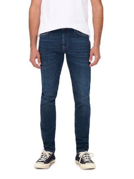 Джинсы ONLY ONSLOOM SLIM 4514 slim, синий