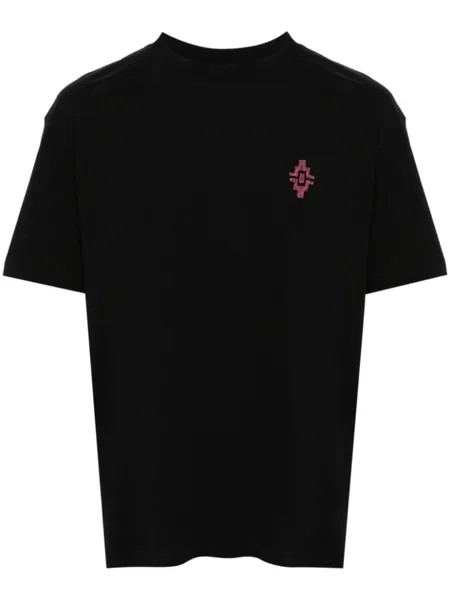Marcelo Burlon County of Milan футболка Graffiti Cross из органического хлопка, черный
