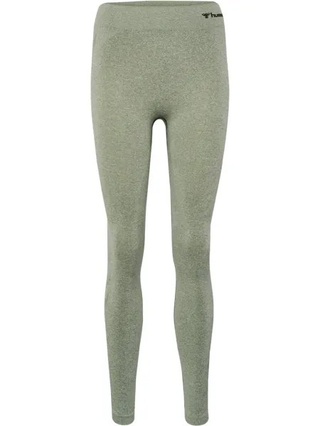 Леггинсы Hummel Hmlci Seamless Mid Waist Tights, цвет SEAGRASS MELANGE