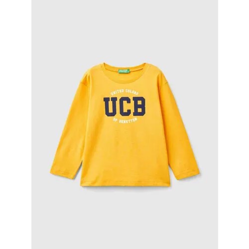 Лонгслив UNITED COLORS OF BENETTON, размер 116, Желтый