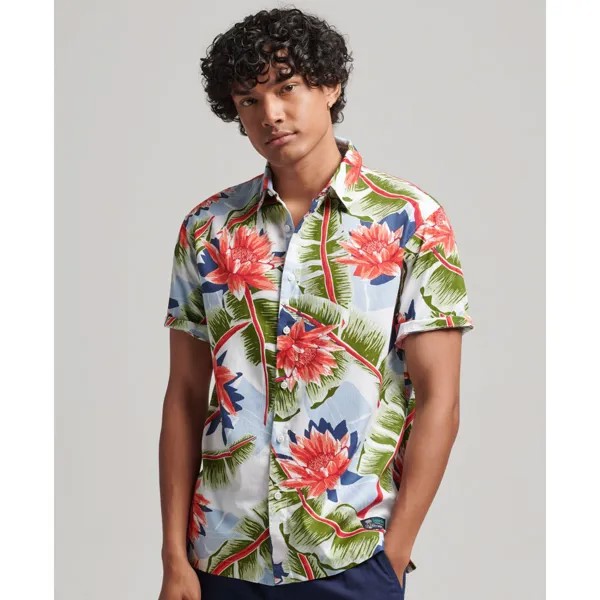 Рубашка с коротким рукавом Superdry Vintage Hawaiian, разноцветный