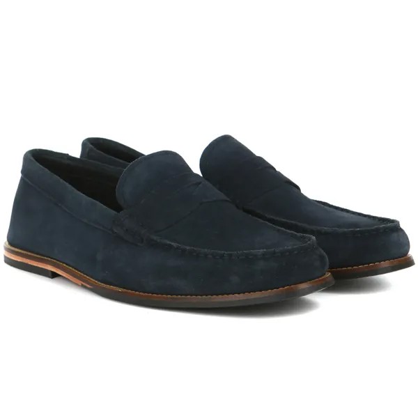 Лоферы мужские Clarks Whitley Free синие 44 EU