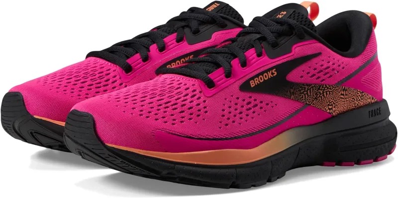 Кроссовки Trace 3 Brooks, цвет Pink Glo/Black/Orange