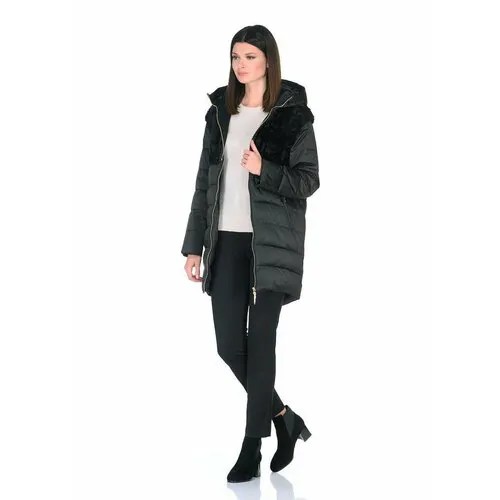 Пальто Prima Woman, размер 48, черный