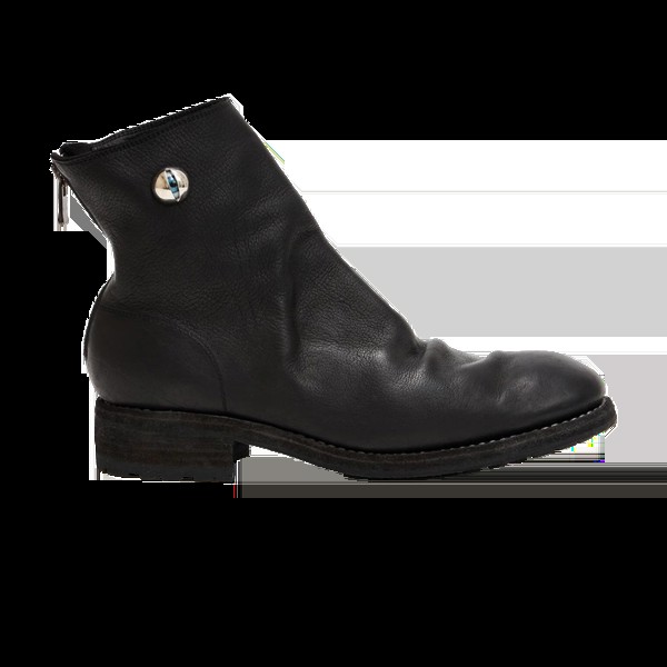 Ботинки Undercover Guidi x Undercover Back Zip Ankle Boot, черный