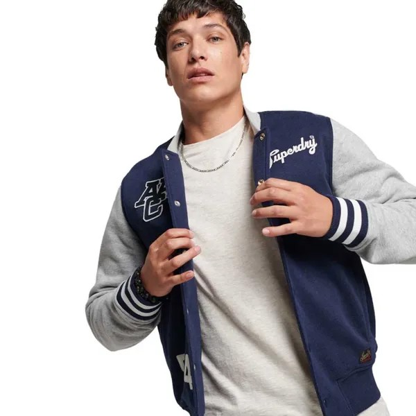 Куртка Superdry Vintage Collegiate Bomber, синий