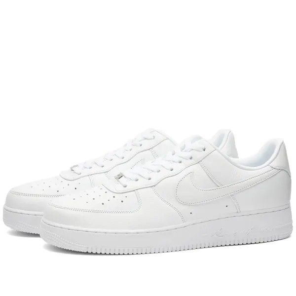 Кроссовки Nike X Nocta Air Force 1 Low Sp, белый и кольбальт