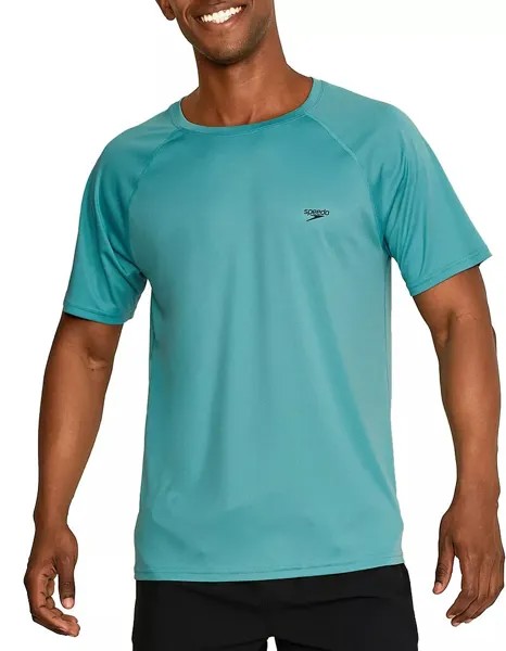 Мужская рубашка для плавания Speedo с короткими рукавами и графикой