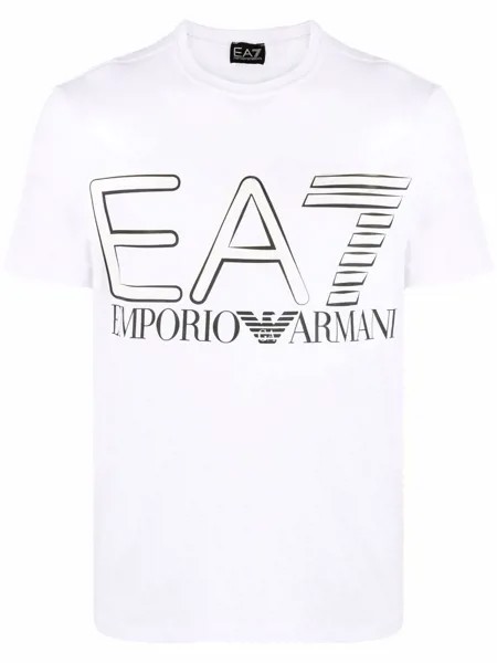 Ea7 Emporio Armani logo-print short-sleeve T-shirt