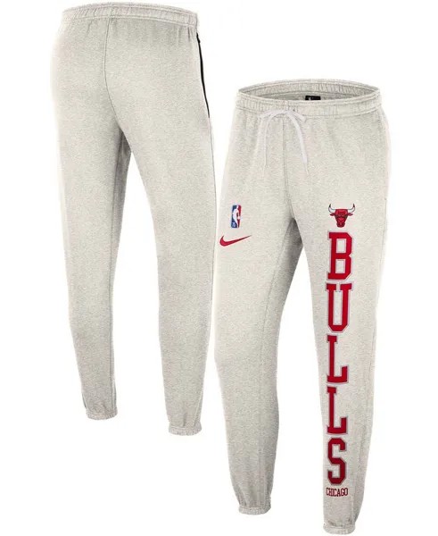 Мужские флисовые брюки ash, red chicago bulls 75th anniversary courtside fleece pants Nike, мульти