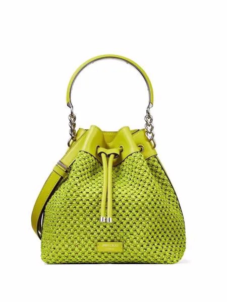 Jimmy Choo сумка-ведро с нашивкой-логотипом