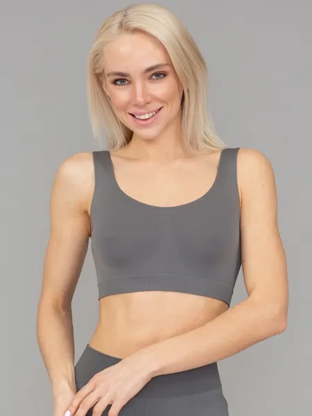 Топ женский Giulia TOP CLASSIC серый S/M