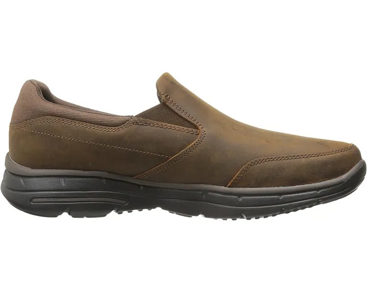 Лоферы Relaxed Fit Glides Calculous SKECHERS, коричневый