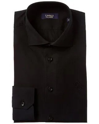Приталенная классическая рубашка Cavalli Class для мужчин