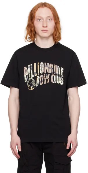 Черная футболка с камуфляжной аркой Billionaire Boys Club