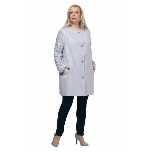Пиджак, размер 58, серый