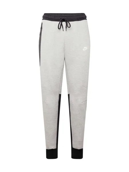 Зауженные брюки Nike Sportswear TECH FLEECE, пестрый серый