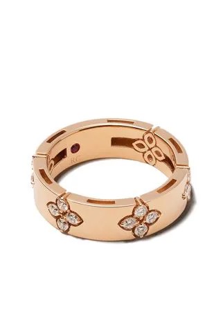 Roberto Coin кольцо Love in Verona из розового золота с бриллиантами