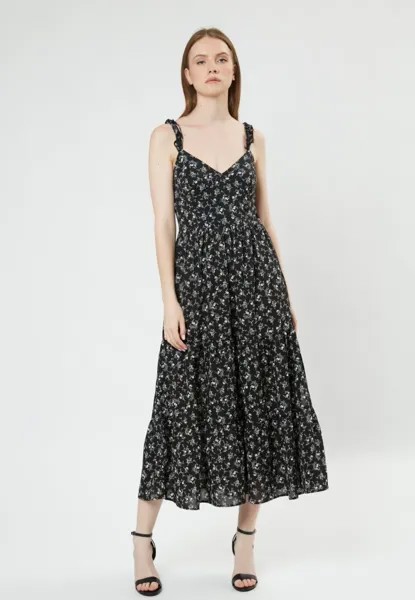 Дневное платье FLORAL ALL OVER INFLUENCER, цвет black