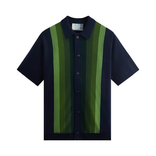 Поло Kith Tilden Button Up 'Nocturnal', разноцветный