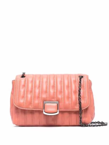 Longchamp стеганая сумка на плечо Brioche среднего размера